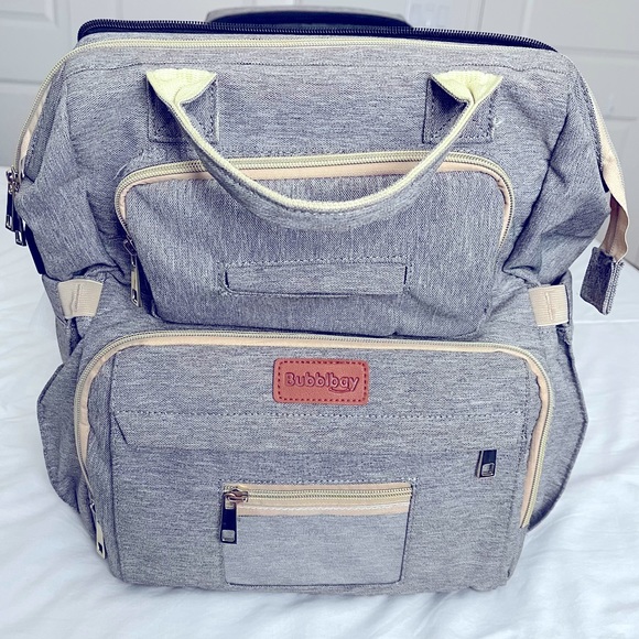 Bubblbay Handbags - Bubblbay Diaper Bag Backpack, 16 Large Pockets Multifunctional